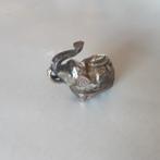 Verzilverde Olifantje, Antiek en Kunst, Curiosa en Brocante, Ophalen of Verzenden