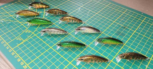 Airbrush forel / baars plugjes, Watersport en Boten, Hengelsport | Roofvissen, Nieuw, Overige typen, Ophalen of Verzenden