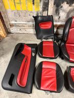 Peugeot 206cc Interieurset - Zwart/Rood, Auto-onderdelen, Ophalen, Gebruikt, Peugeot
