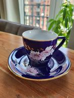 Ceramics: cup and saucer, rustic blue, Verzamelen, Porselein, Kristal en Bestek, Nieuw, Kop en/of schotel, Ophalen, Porselein