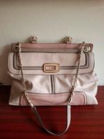 Elegante Guess Handtas en Portemonnee, Ophalen of Verzenden, Zo goed als nieuw, Beige, Handtas