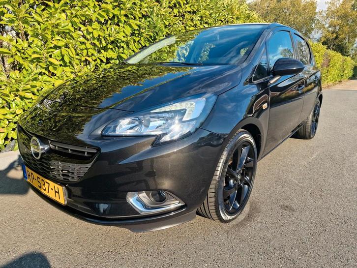Opel Corsa 1.0 Turbo black Editie pas 119.000 NAP, Auto's, Opel, Bedrijf, Te koop, Corsa, ABS, Adaptive Cruise Control, Airbags
