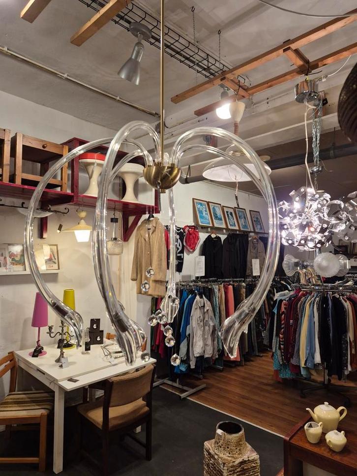 Chill out grote hanglamp, Huis en Inrichting, Lampen | Kroonluchters, Zo goed als nieuw, Glas, Ophalen