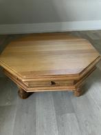 Salontafel achthoekig - massief hout, Ophalen, Gebruikt, Overige vormen, Minder dan 50 cm