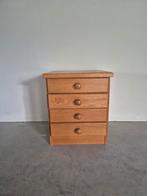 Vintage lade kastje nachtkastje design, Minder dan 50 cm, Gebruikt, 1 of 2 laden, Onbekend