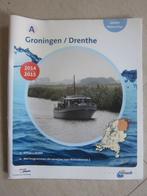 Groningen en Drenthe varen in vaarboek waterkaart, ANWB, Ophalen of Verzenden, 1800 tot 2000, Nederland