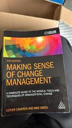 Making sense of change management, Ophalen of Verzenden, Zo goed als nieuw, Natuurwetenschap
