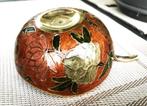Cloisonné Pot Emaille Messing halve Appel✨😍😎💑⚡🎁👌, Antiek en Kunst, Ophalen of Verzenden