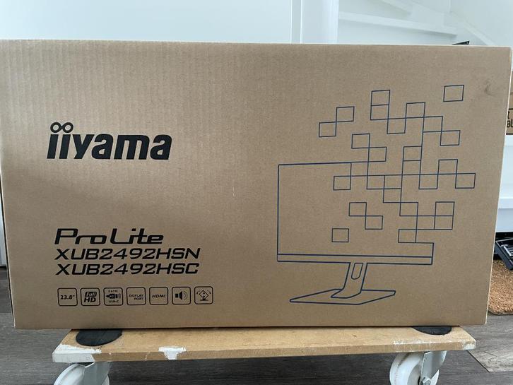 Iiyama ProLite XUB2492HSN-B1 Black 23.8" 1920x1080 USB-C 65W, Computers en Software, Monitoren, 60 Hz of minder, USB-C, IPS, Full HD