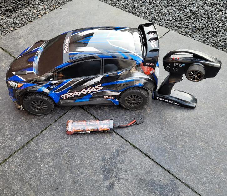Traxxas Ford Fiesta ST Rally, Hobby en Vrije tijd, Modelbouw | Radiografisch | Auto's, Zo goed als nieuw, Auto offroad, Elektro
