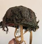 Engelse Parachutisten Helm BMB 1945  MotorHelm, Verzamelen, Verzenden, Landmacht, Engeland, Helm of Baret