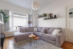 Licht grijze Seats and Sofas bank, ribstof, 301x250x69cm., Ophalen, Gebruikt, Hoekbank, Stof