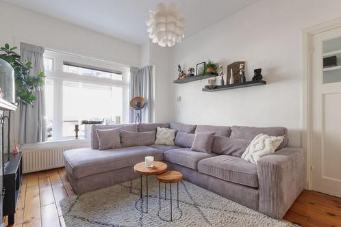 Licht grijze Seats and Sofas bank, ribstof, 301x250x69cm., Huis en Inrichting, Banken | Bankstellen, Gebruikt, Hoekbank, Vierpersoons of meer