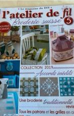 BORDUUR MAGAZINE'S ECHT HELE MOOIE 4 STUKS, Verzenden, Zo goed als nieuw, Handborduren, Patroon