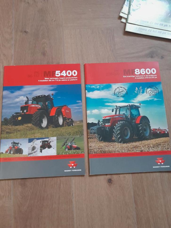 Massey Ferguson MF5400 & MF8600 Brochures, Boeken, Auto's | Boeken, Nieuw, Overige merken, Ophalen of Verzenden