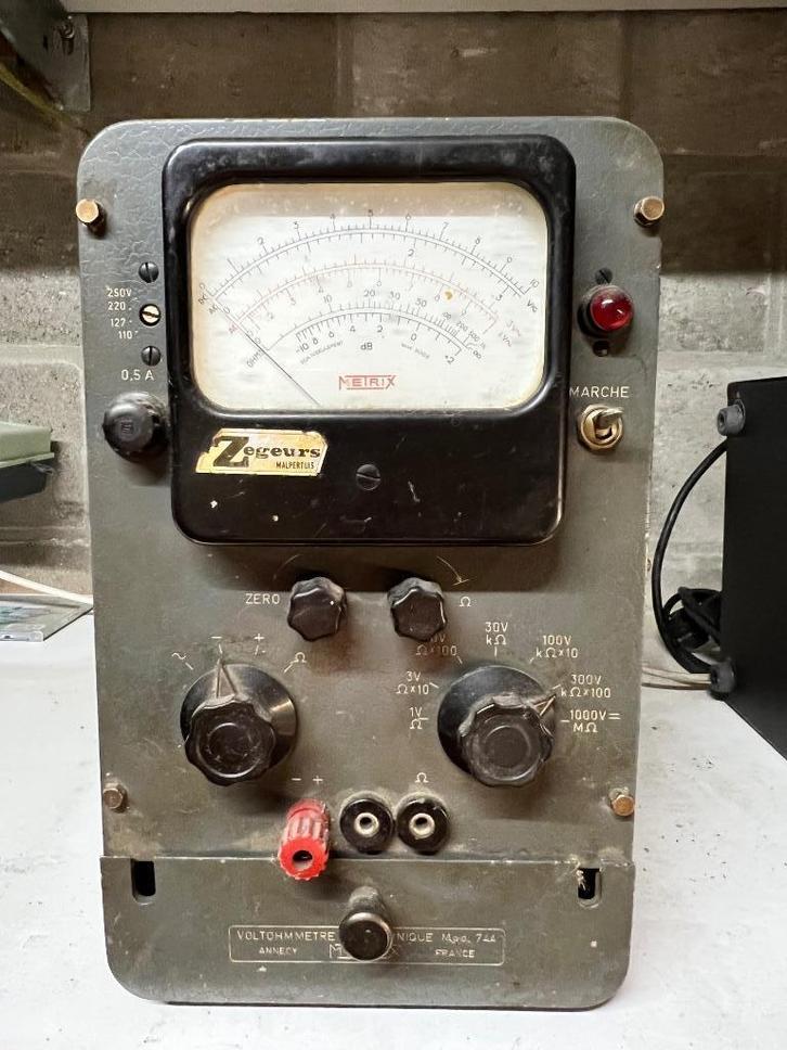 Metrix Buisvolt meter ,meter was altijd zeer nauwkeurig !!, Audio, Tv en Foto, Versterkers en Receivers, Gebruikt, Overige systemen