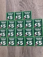 Dagje uit vouchers Plus  59 stuks  5 euro korting p. st.., Plus, Ophalen of Verzenden