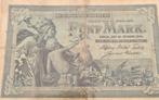 5 Reichsmark 1904 biljet, Ophalen of Verzenden, Euro's, Los biljet