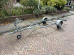 Dem 450 boot trailer aanhanger kar motorboot rib 4,30 M., Watersport en Boten, Ophalen, Minder dan 1500 kg, Gebruikt, Verstelbare verlichting