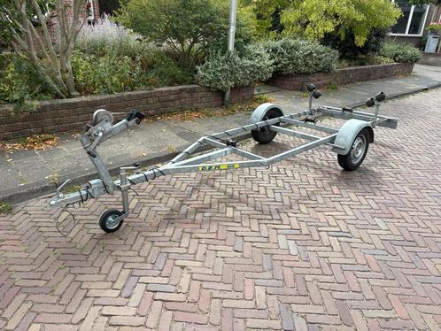 Dem 450 boot trailer aanhanger kar motorboot rib 4,30 M., Watersport en Boten, Boottrailers, Gebruikt, Overige typen, Minder dan 1500 kg