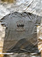 T-shirt D-Day Vlaggen 5 sterren. Maat XL., Ophalen of Verzenden, Gedragen, Maat 56/58 (XL), Grijs