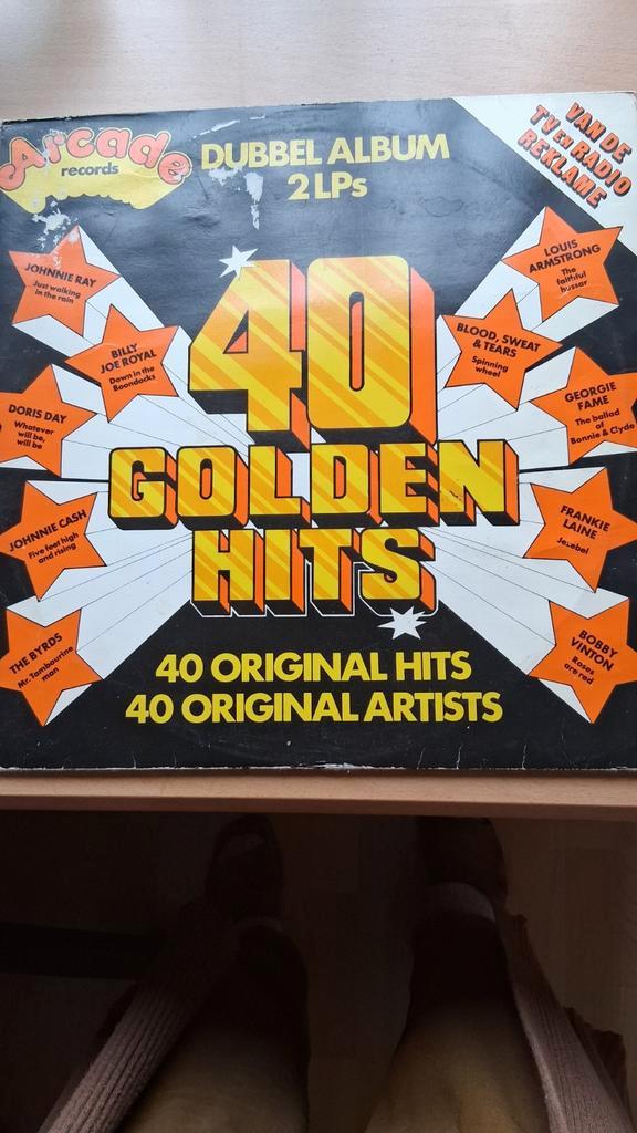 40 Golden Hits - Dubbel LP - Arcade Records, Cd's en Dvd's, Cd's | Overige Cd's, Gebruikt, Boxset, Ophalen