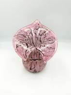 Murano style mondgeblazen glazen vaas, Huis en Inrichting, Overige kleuren, Ophalen of Verzenden, Minder dan 50 cm, Glas