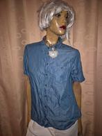 Prachtige blouse van peter hahn maat 40 zgan blauw, Ophalen of Verzenden, Zo goed als nieuw, Maat 38/40 (M), Blauw