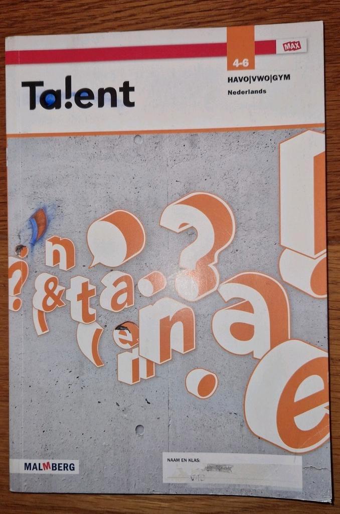 Ta!ent Nederlands 4-6 HAVO/VWO/GYM - nieuw, Boeken, Schoolboeken, Nieuw, Nederlands, HAVO, Ophalen of Verzenden