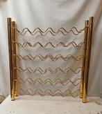 Grote Goud Kleur Wijnrek, Ophalen of Verzenden, Zo goed als nieuw, Metaal, 75 cm of meer