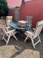 Tuinset, Tuin en Terras, Ophalen, Gebruikt, Kunststof, 4 zitplaatsen