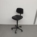 Score hoge werkstoel - PU kunststof zwart - ihv 52-70 cm, Huis en Inrichting, Stoelen, Niet ingevuld, Gebruikt, Niet ingevuld