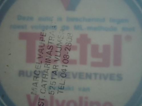 sticker oud TECTYL RAAMSTICKER ruit auto oldtimer race car, Verzamelen, Stickers, Zo goed als nieuw, Bedrijf of Vereniging, Verzenden