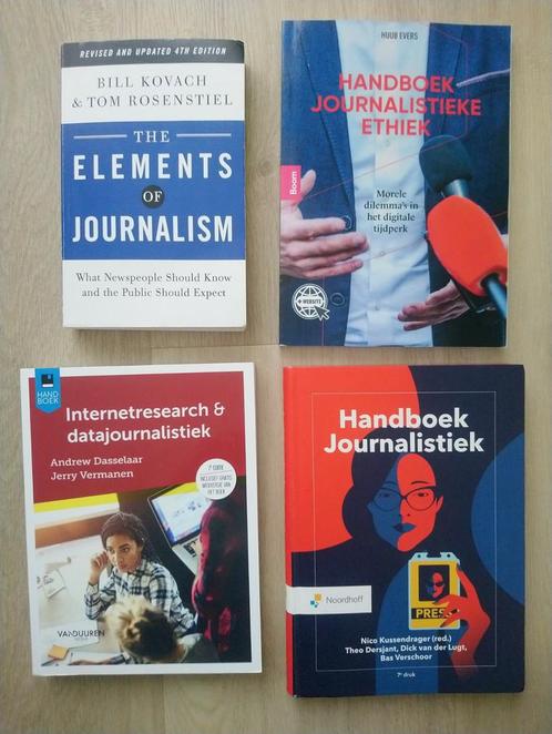 Studieboeken eerstejaars journalistiek, Boeken, Studieboeken en Cursussen, Zo goed als nieuw, HBO, Ophalen of Verzenden