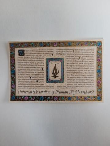 Verenigde naties  Postzegel 1988 beschikbaar voor biedingen