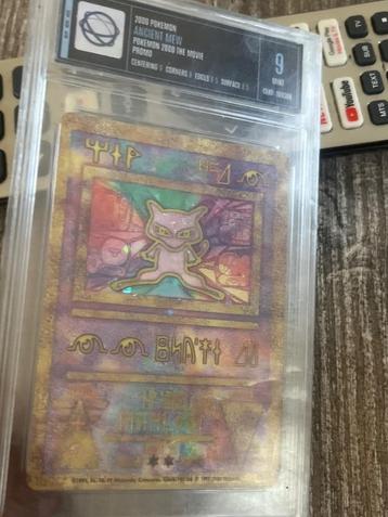 Ancient mew pokemon kaart promo the movie 2000 beschikbaar voor biedingen