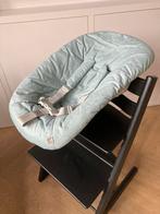 Stokke Newborn Set + Hoes Antraciet Wafelstof, Kinderen en Baby's, Kinderstoelen, Ophalen of Verzenden, Zo goed als nieuw, Overige typen