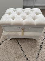 Sierbox 2 stuks, Huis en Inrichting, Banken | Voetenbanken en Poefen, Ophalen, Zo goed als nieuw, Rond, Minder dan 50 cm