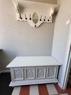 Garderobe set kapstok en dekenkist, Ophalen, Zo goed als nieuw, Hout, Wandkapstok