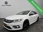 VW Passat CC 3.6 V6 4Motion Panoramadak Lane assist Keyless, Auto's, Euro 5, Zwart, 4 stoelen, Wit
