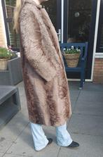 Mooie echte vintage bontmantel dames mt 42/44,, Kleding | Dames, Ophalen, Bruin, Maat 42/44 (L), Onbekend