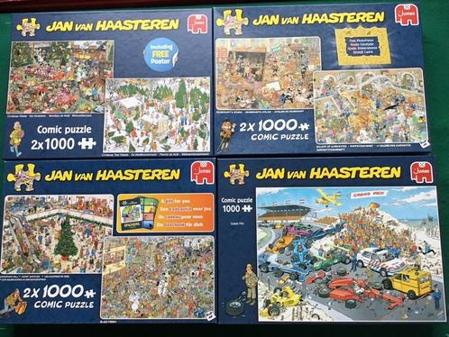 Jan van Haasteren puzzels 1000 stukjes, Hobby en Vrije tijd, Denksport en Puzzels, Zo goed als nieuw, Legpuzzel, 500 t/m 1500 stukjes