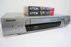 Panasonic NV-HD645 HiFi Stereo VHS Video Recorder + 2x TDK, Ophalen of Verzenden, Gebruikt, VHS-speler of -recorder