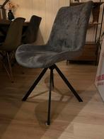 Mooie grijze eetkamerstoelen, Huis en Inrichting, Stoelen, Ophalen, Zo goed als nieuw, Metaal, Eén