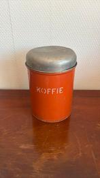 Koffieblik Oranje, Antiek en Kunst, Antiek | Emaille, Ophalen of Verzenden