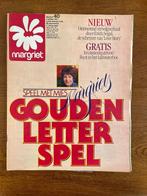 "Margriet 1981" 'Gouden Letterspel & Kruissteekpatroon', Ophalen of Verzenden, Zo goed als nieuw, Damesbladen