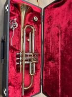 Trompet Schenkelaars - Goed Onderhouden, Muziek en Instrumenten, Ophalen of Verzenden, Gebruikt, Bes-trompet, Met koffer