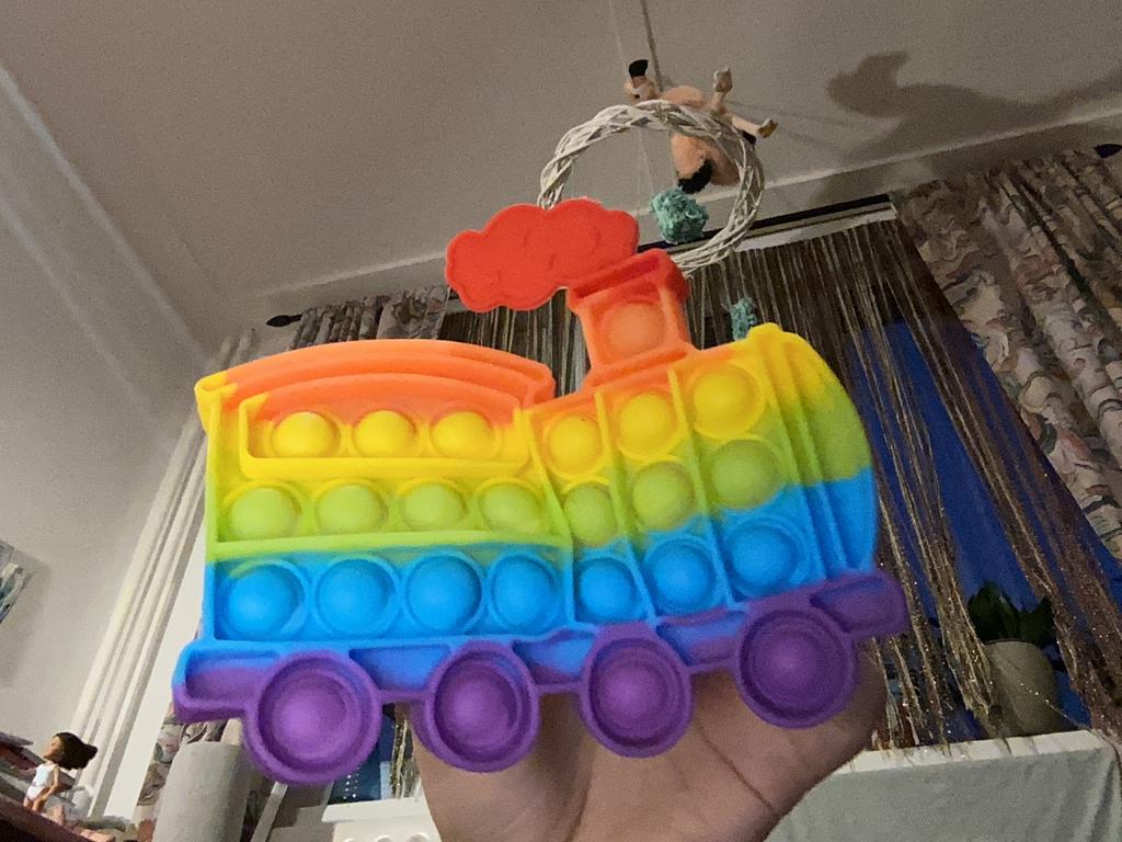 Pop It Trein Regenboog, Kinderen en Baby's, Speelgoed | Overig, Ophalen, Nieuw, Jongen of Meisje