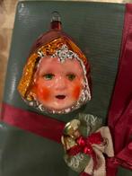 Antieke kerstbal meisje, Ophalen of Verzenden, Zo goed als nieuw