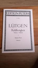 Lütgen Kehlfertigeit / Velocity / Sopran/Tenor, Overige genres, Ophalen of Verzenden, Artiest of Componist, Zang